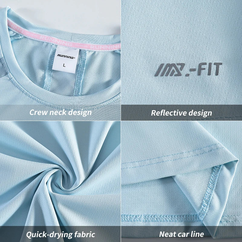 Gym Sport Shirt Women Dry Fit Printing Shirts Summer Outdoor Fitness Athletic T Shirt for Women